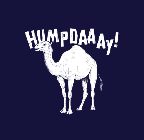 【多图】‘Hump Day!驼峰日’动物形象个性T恤印花