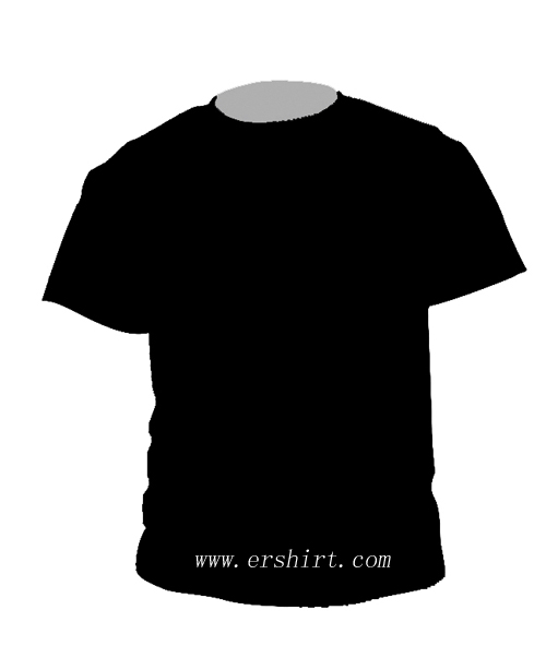 黑色文化衫设计模版