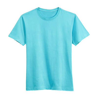 浅蓝色纯棉儿童文化衫