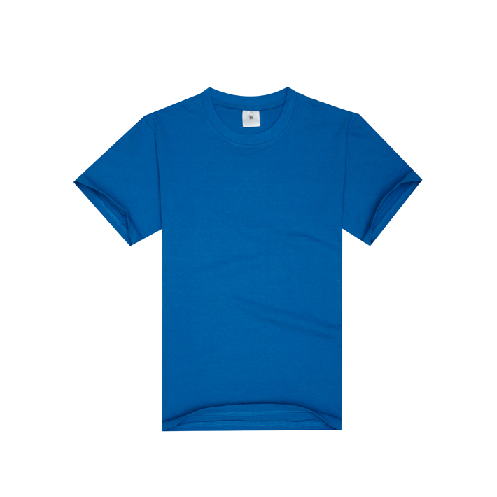 2014新上市宝蓝色圆领T恤衫