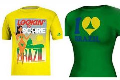 世界杯T恤引发争议 衣服涉嫌＂性暗示＂?