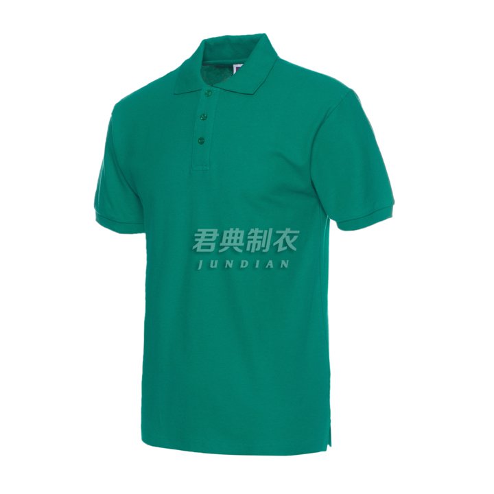 草绿色短袖polo衫1