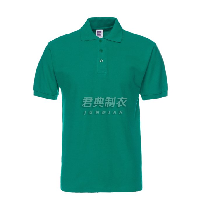 草绿色短袖polo衫2