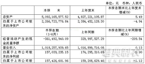 贵人鸟上半年净利下滑近10% 华东销售额居全国榜首