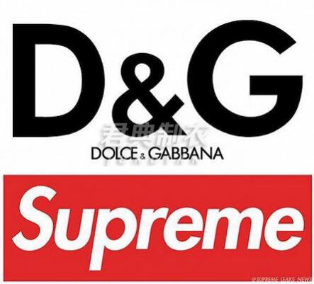 Stefano Gabbana转发的@supreme_leaks_news发布的那张logo合成图