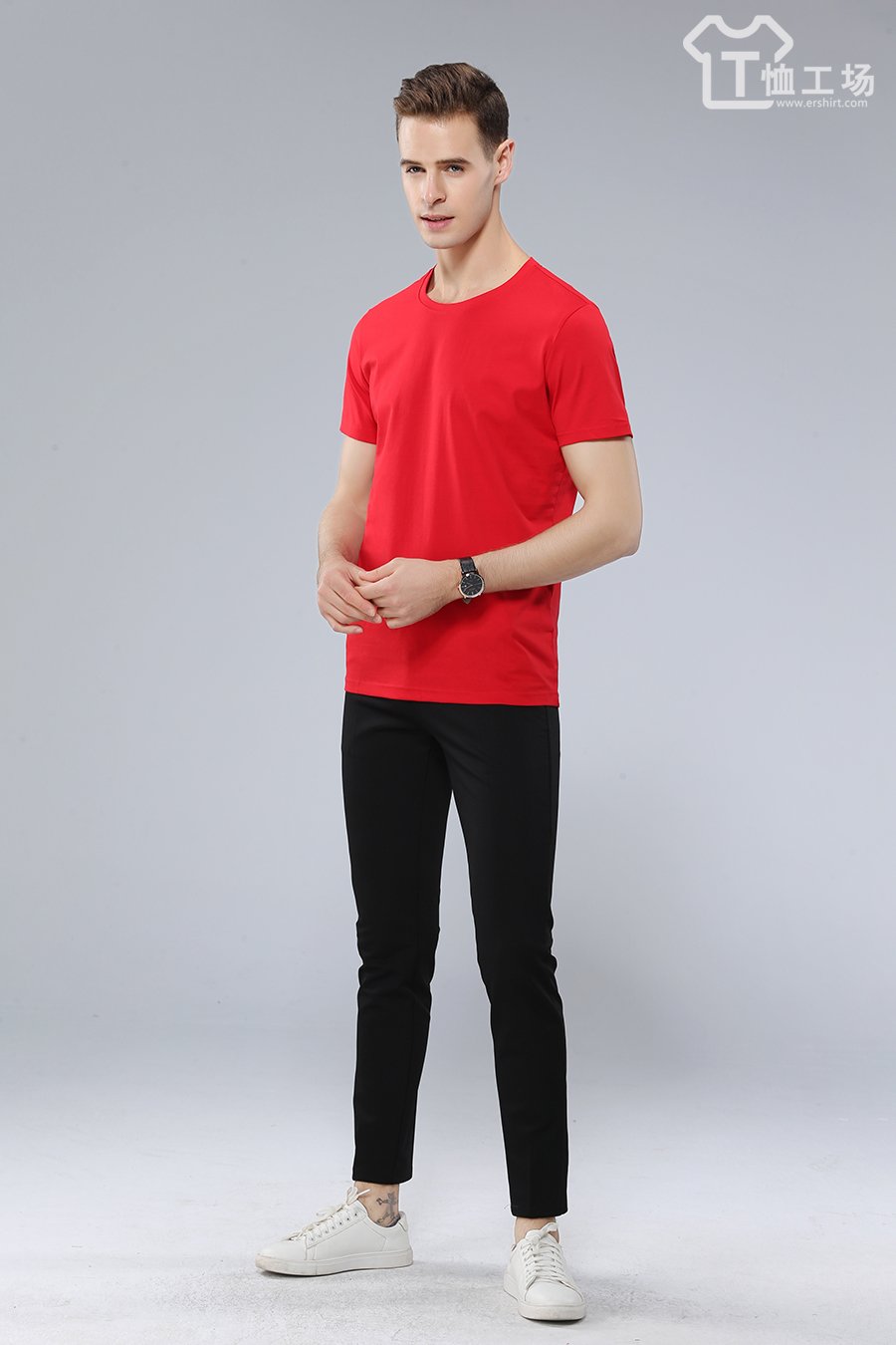 时尚中国红T恤1