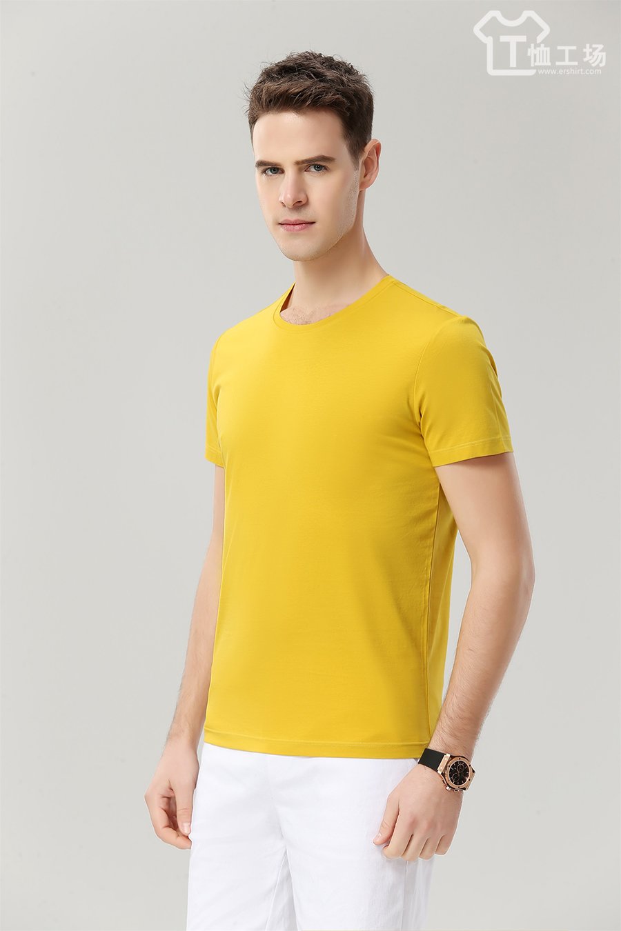 高档黄色T恤4