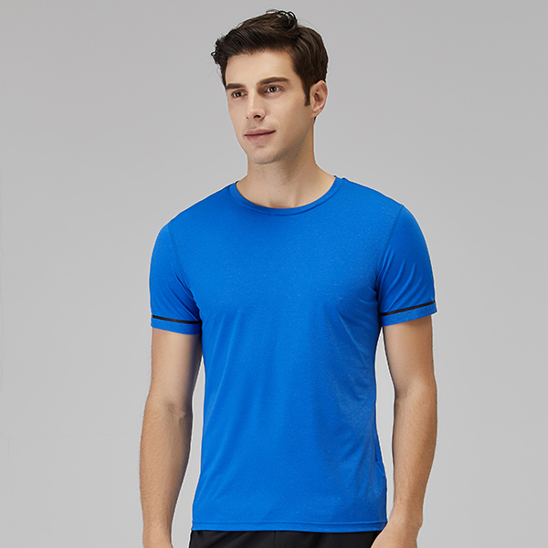 宝蓝色运动T恤,宝蓝色速干T恤,宝蓝色马拉松速干T恤定制